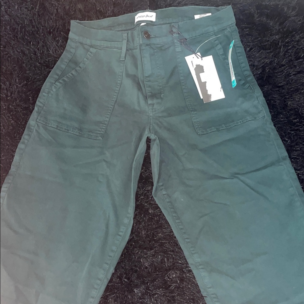 Chic Dark Green Women's Flare Pants
